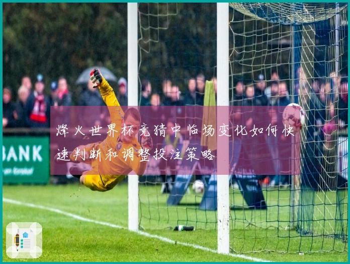 烽火世界杯竞猜中临场变化如何快速判断和调整投注策略